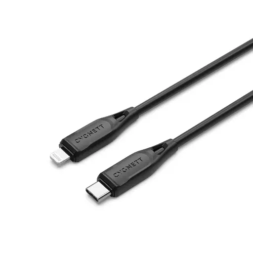 [CY4697PCCCL] Cygnett Essentials (Gen 2) Lightning to USB-C (2.0) Cable 2m - Black